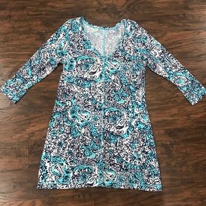 Lilly Pulitzer 3/4 sleeve cotton dress